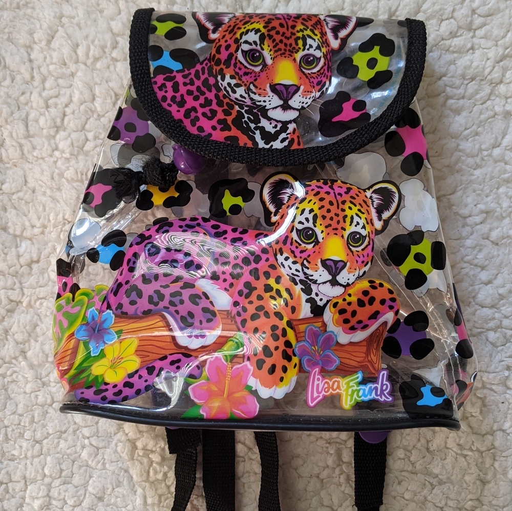 Vintage Lisa Frank Cheetah Mini Backpack